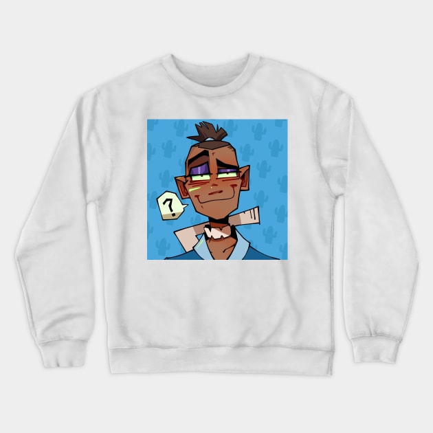 just a guy and his boomerang Crewneck Sweatshirt by toothy.crow